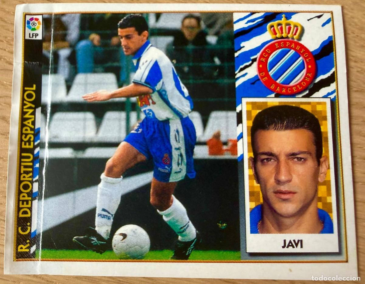 Cartes &agrave; collectionner de Football: JAVI ESPANYOL ESPA&Ntilde;OL 97 98 1997 1998 LIGA EDICIONES ESTE VVENTANILLA STICKER
