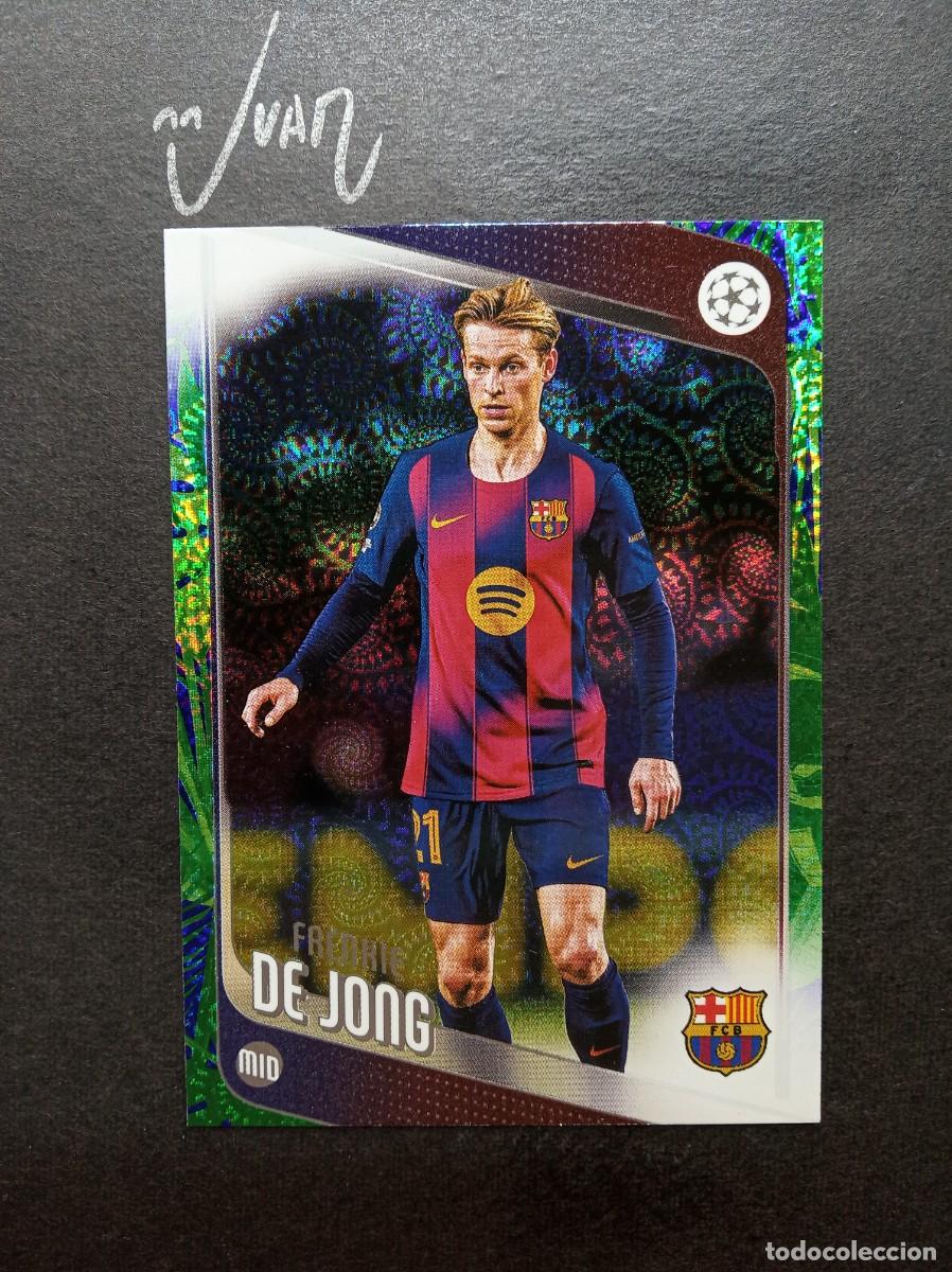 Fu&szlig;ball-Sticker: 135 FRENKIE DE JONG FC BARCELONA NETHERLANDS ⚽ TOPPS &reg; UCC FLAGSHIP CARNAVAL EDITION 2025 2026 25 26
