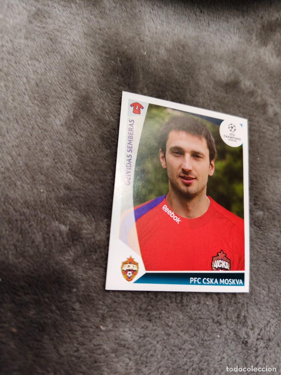 Cromos de Futebol: 95 CHAMPIONS LEAGUE 09 10 PANINI DEIVIDAS SEMBERAS PFC CSKA MOSKVA 2009 2010 UCL AAA