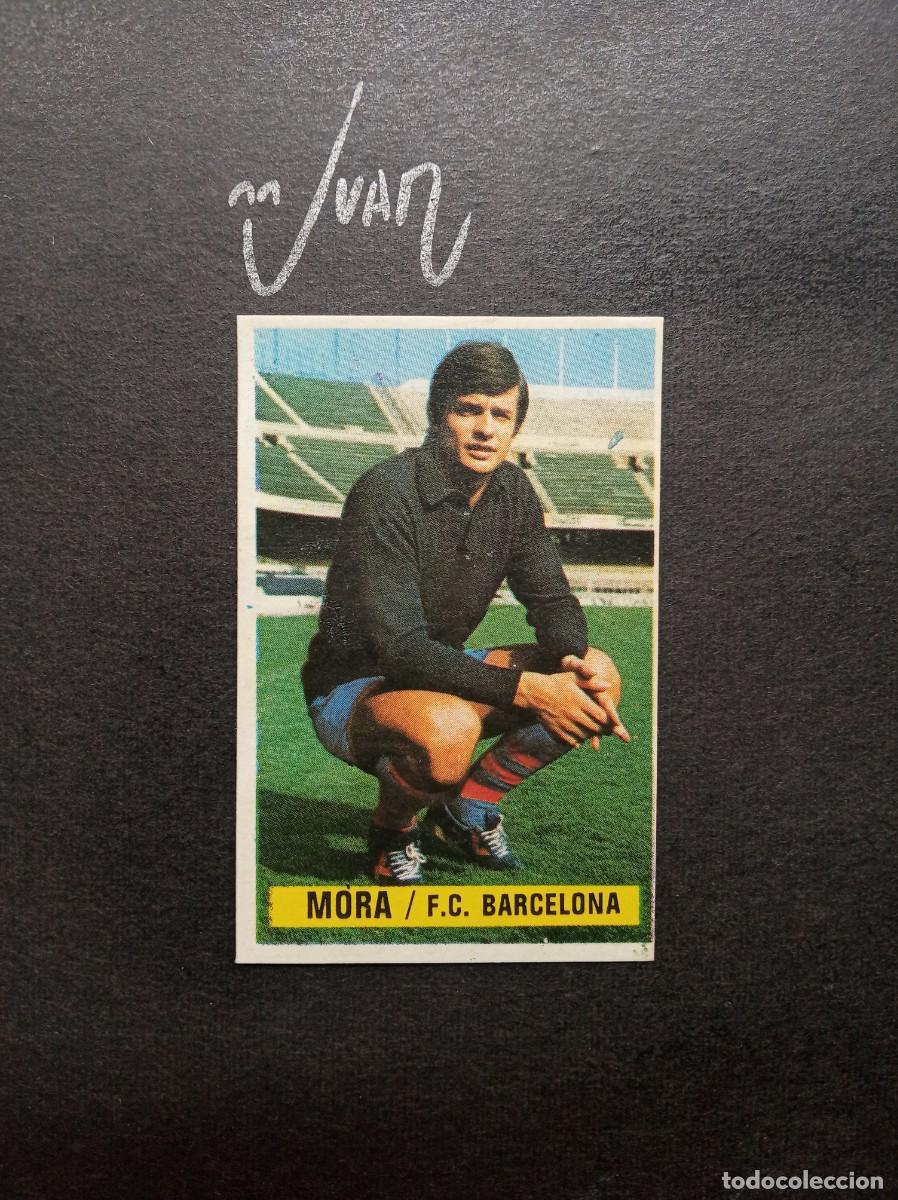 Cromos de Futebol: MORA FC BARCELONA ⚽ EDICIONES ESTE &reg; 1974 1975 LIGA FUTBOL 74 75 DESPEGADO RECUPERADO ALBUM
