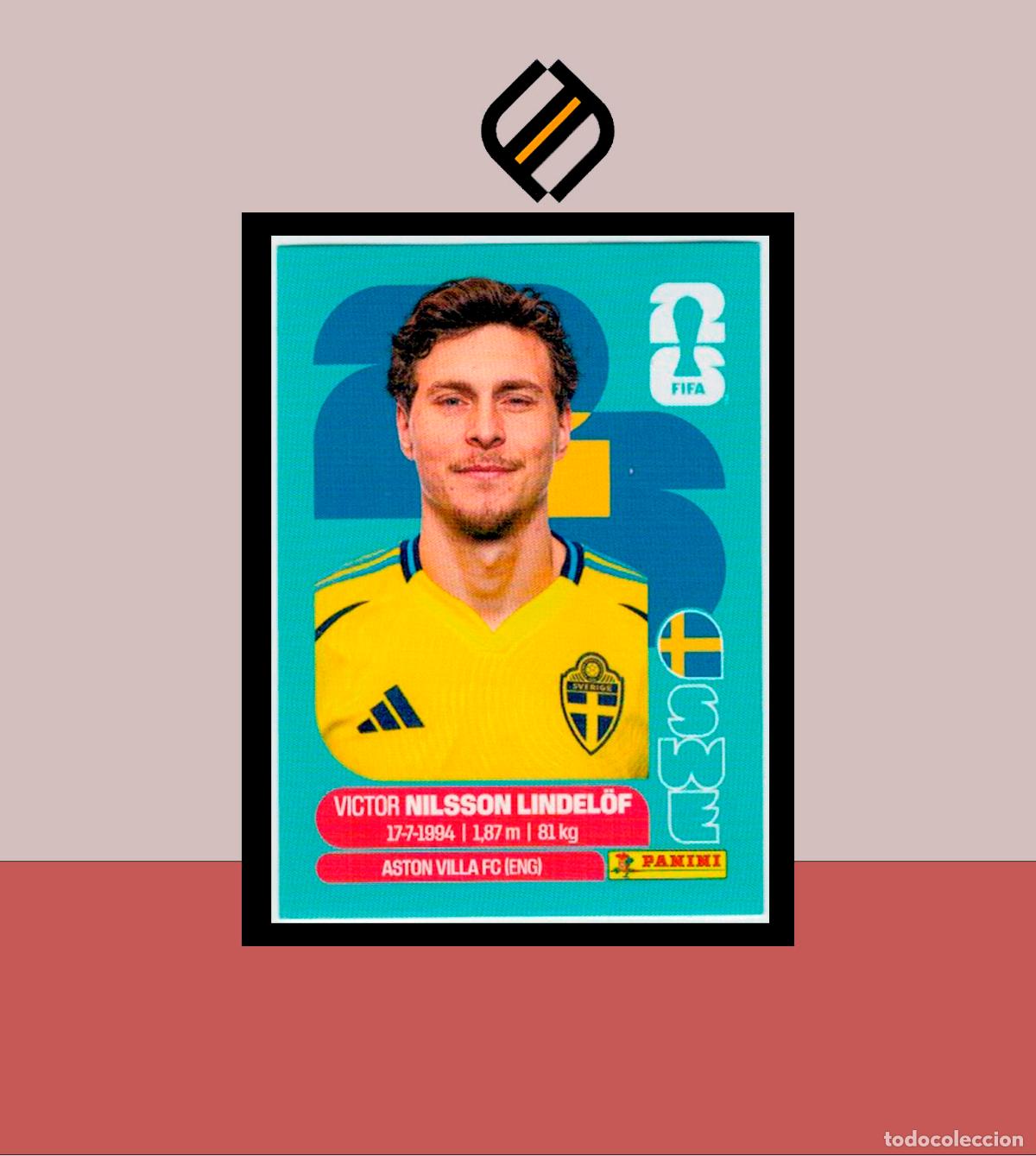 Fu&szlig;ball-Sticker: PANINI FIFA CLUB WORLD CUP 2026 26 SWE 6 VICTOR NILSSON LINDEL&Ouml;F SUECIA STICKER MUNDIAL MEX CAN USA