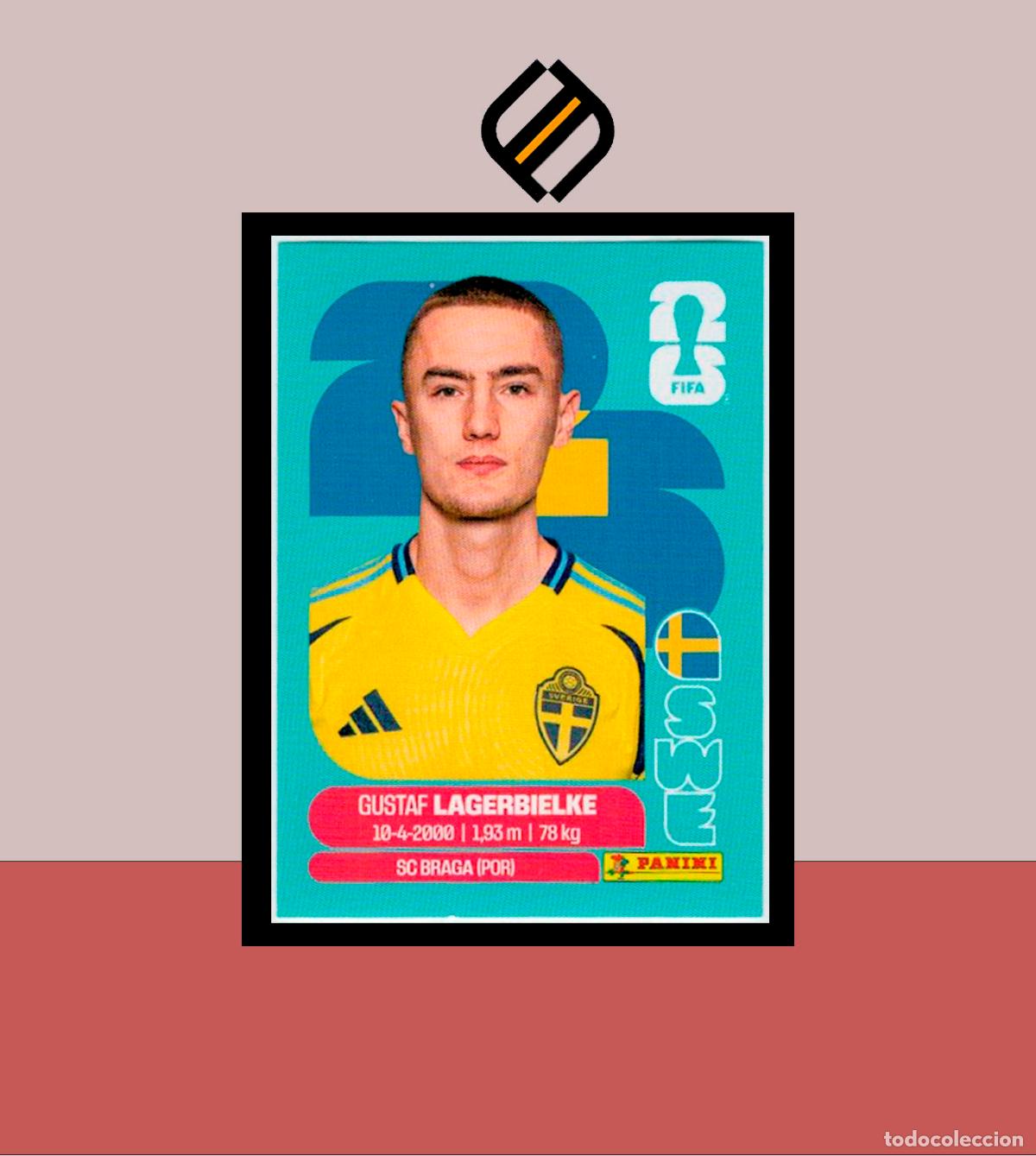 Fu&szlig;ball-Sticker: PANINI FIFA CLUB WORLD CUP 2026 26 SWE 7 GUSTAF LAGERBIELKE SUECIA STICKER MUNDIAL MEX CAN USA
