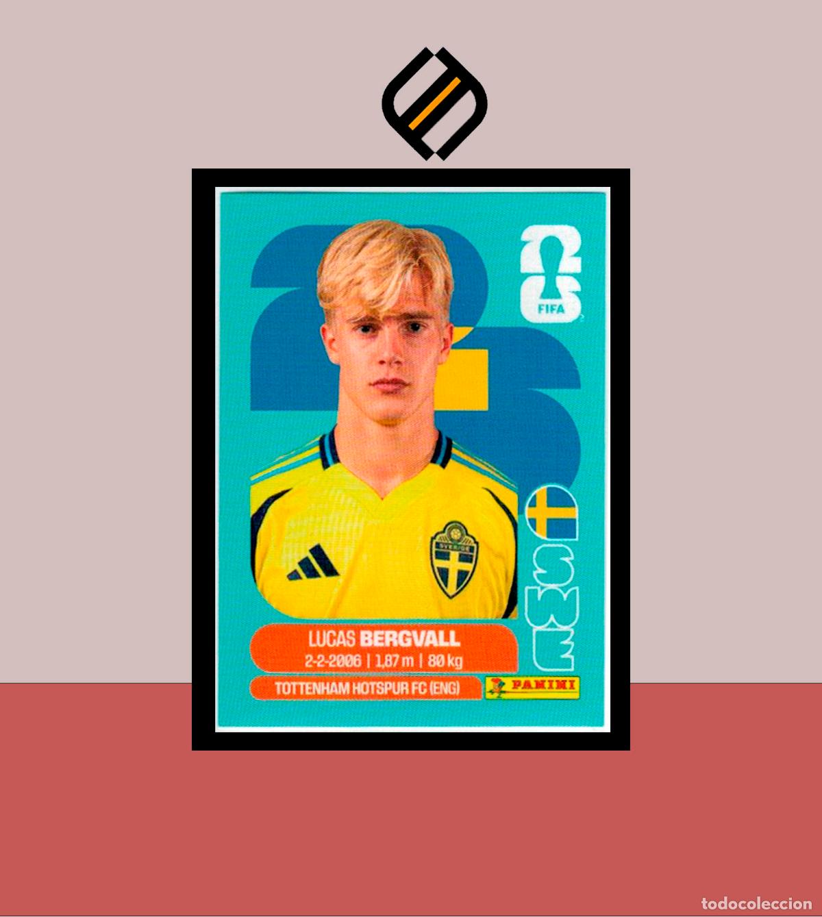 Fu&szlig;ball-Sticker: PANINI FIFA CLUB WORLD CUP 2026 26 SWE 8 LUCAS BERGVALL SUECIA STICKER MUNDIAL MEX CAN USA