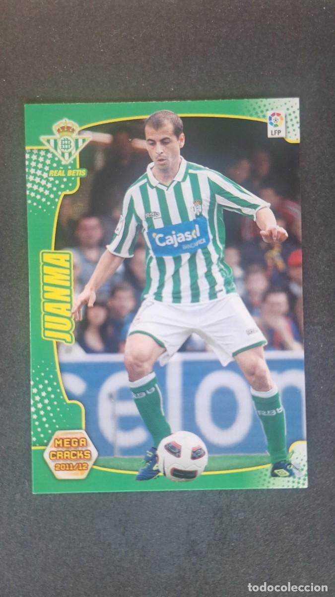 Fu&szlig;ball-Sticker: L2 JUANMA REAL BETIS BALOMPIE 68 PANINI MEGACRACKS 2011 2012 11 12