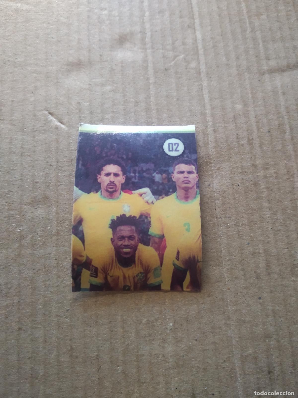 Football Stickers: 2 MARQUINHOS FRED THIAGO SILVA BRASIL CROMO FUTBOL MUNDIAL 2022 WORLD CUP EDITADO EN BRASIL