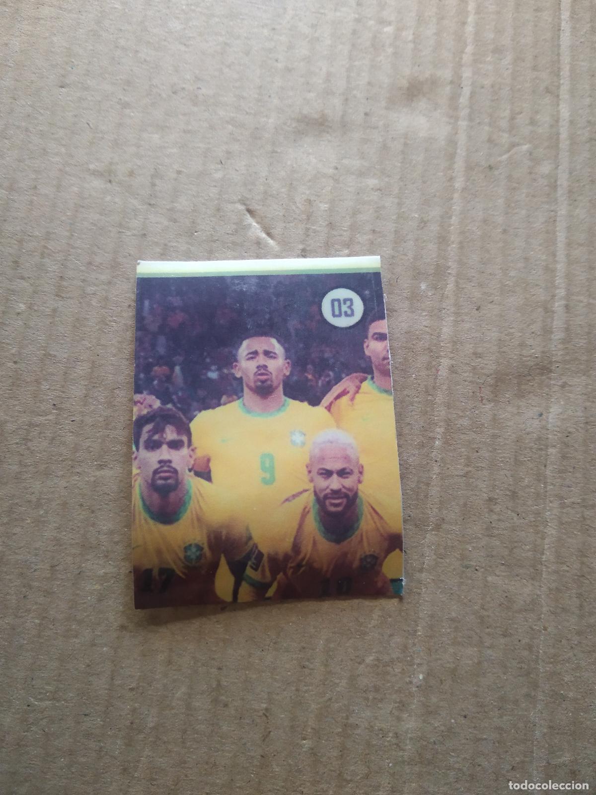 Football Stickers: 3 PAQUETA NEYMAR GABRIEL JESUS CASEMIRO BRASIL CROMO FUTBOL MUNDIAL 2022 WORLD CUP EDITADO EN BRASIL