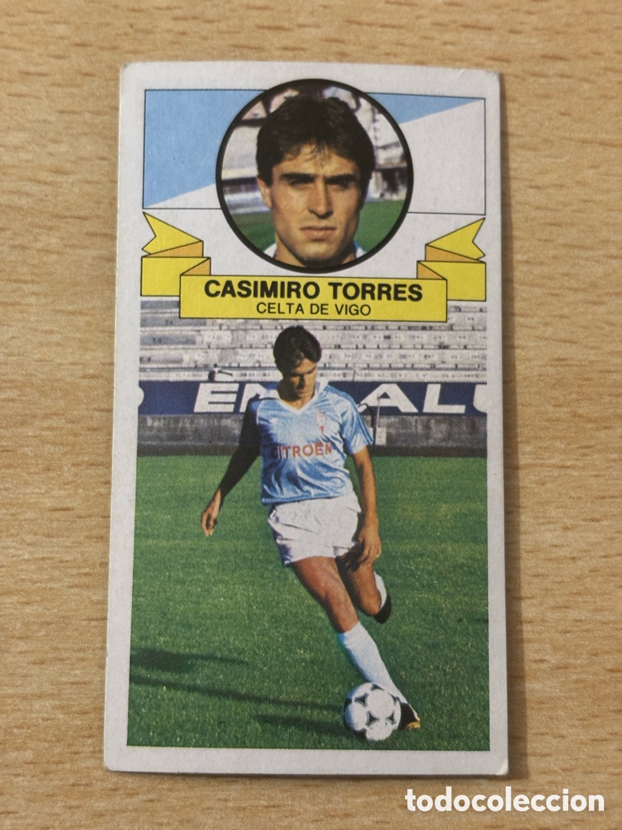 Cromos de f&uacute;tbol: Casimiro Torres Fichaje 36 Celta de Vigo Ediciones Este 85-86 1985-1986 sin pegar