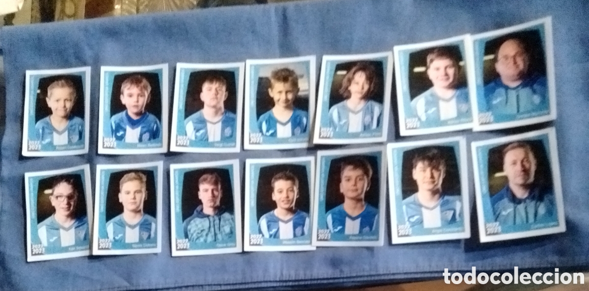 Cromos de f&uacute;tbol: 14 cromos Unio Sportiva Vinaros 2022-23