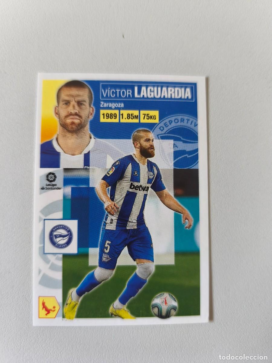 Cromos de f&uacute;tbol: LIGA ESTE 2020 2021 20 21 PANINI VICTOR LAGUARDIA 6 DEPORTIVO ALAVES ALBMESTE1