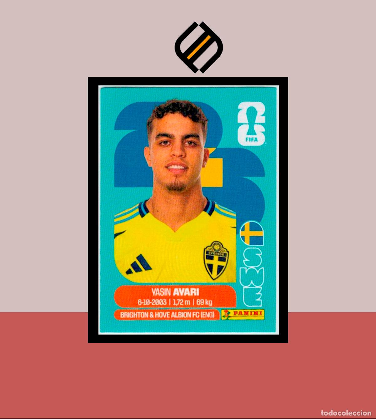 Cromos de f&uacute;tbol: PANINI FIFA CLUB WORLD CUP 2026 26 SWE 11 YASIN AYARI SUECIA STICKER MUNDIAL MEX CAN USA