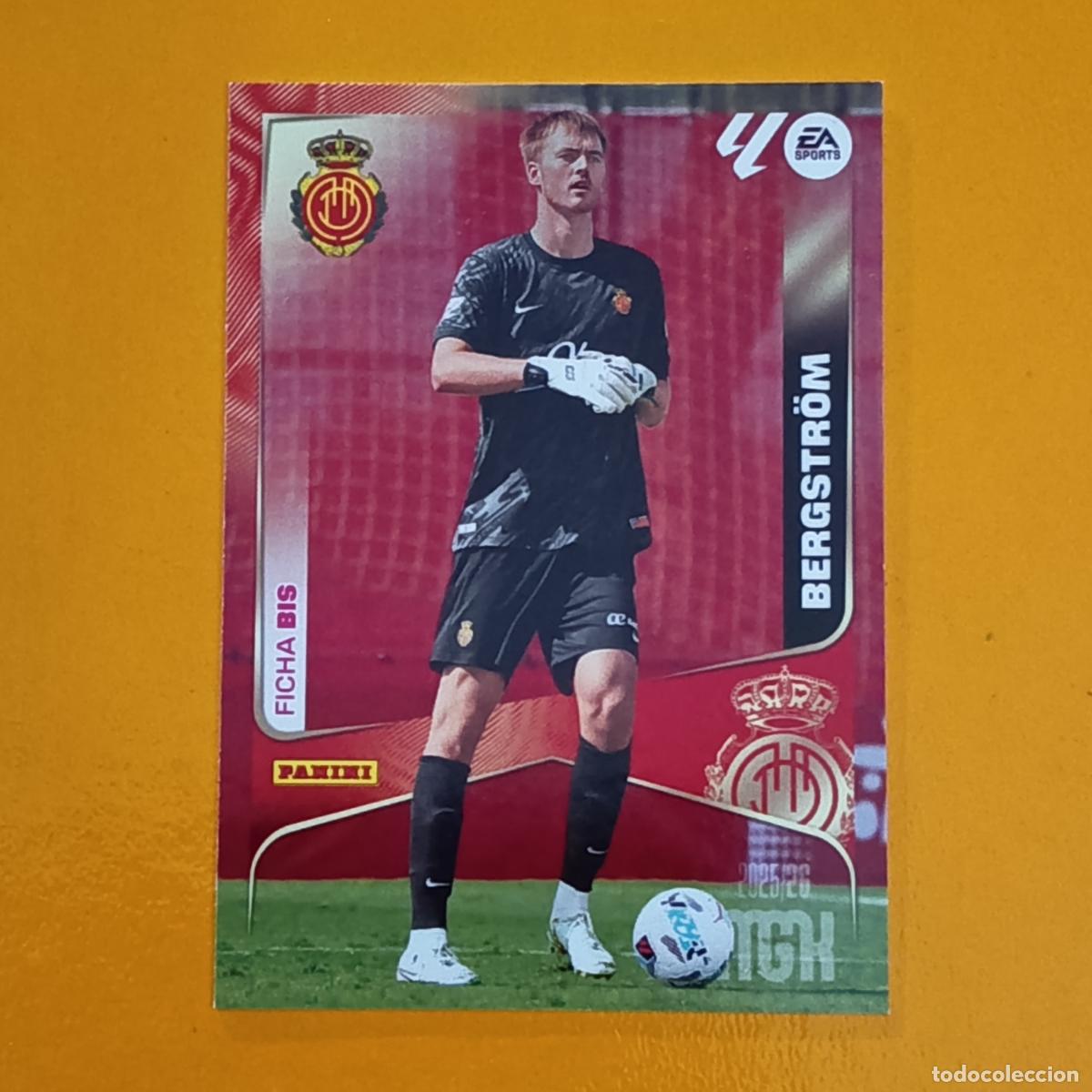 Cromos de f&uacute;tbol: 236 FICHA BIS BERGSTROM. REAL MALLORCA. MEGACRACKS 2025-26. PANINI