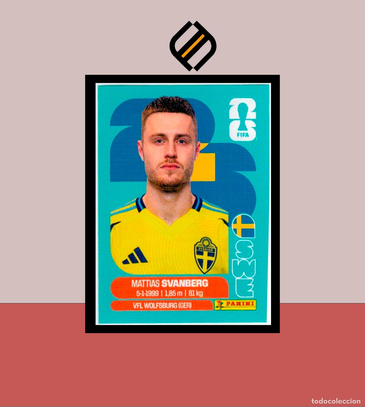 Cromos de f&uacute;tbol: PANINI FIFA CLUB WORLD CUP 2026 26 SWE 12 MATTIAS SVANBERG SUECIA STICKER MUNDIAL MEX CAN USA