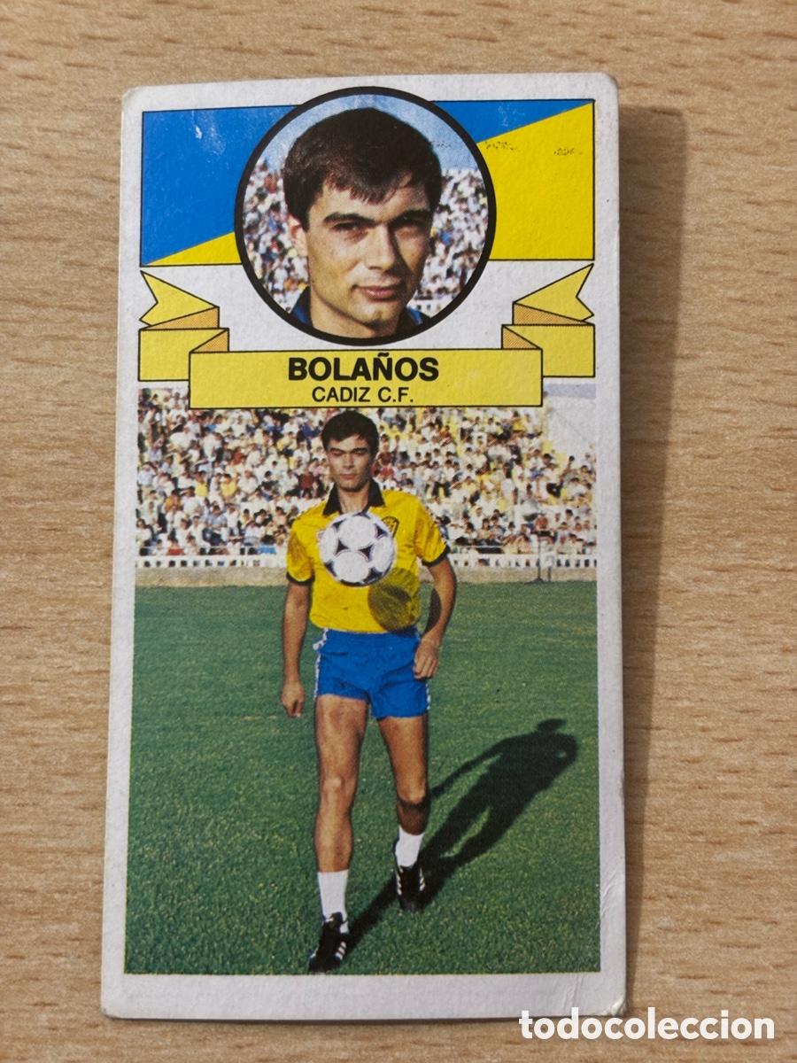 Cartes &agrave; collectionner de Football: Bola&ntilde;os Fichaje 30 Cadiz CF Ediciones Este 85-86 1985-1986 sin pegar