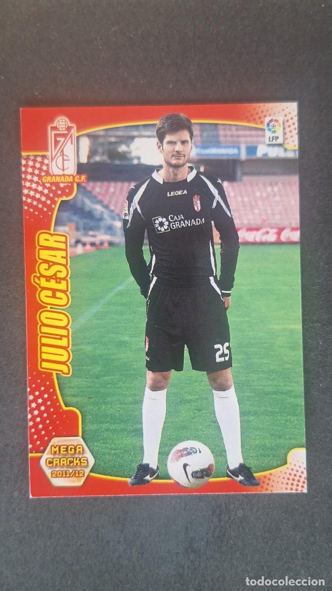 Cromos de f&uacute;tbol: L2 JULIO CESAR GRANADA C. F. 110 BIS PANINI MEGACRACKS 2011 2012 11 12