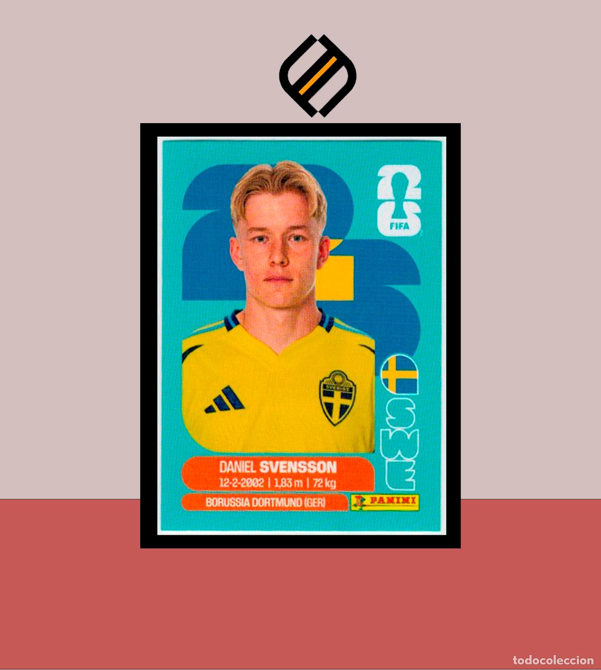 Cromos de f&uacute;tbol: PANINI FIFA CLUB WORLD CUP 2026 26 SWE 14 DANIEL SVENSSON SUECIA STICKER MUNDIAL MEX CAN USA LIGA