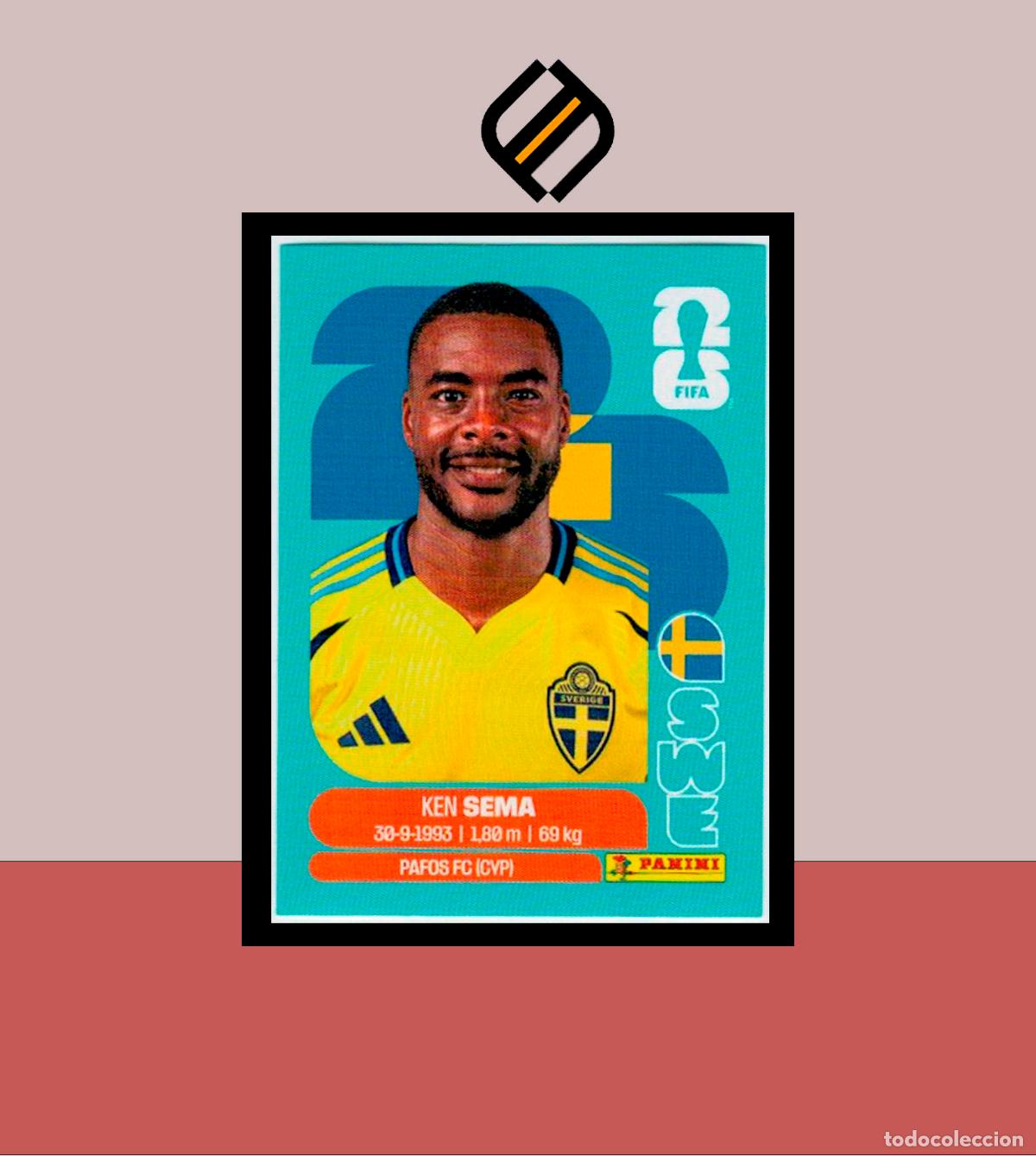 Cromos de f&uacute;tbol: PANINI FIFA CLUB WORLD CUP 2026 26 SWE 15 KEN SEMA SUECIA STICKER MUNDIAL MEX CAN USA LIGA