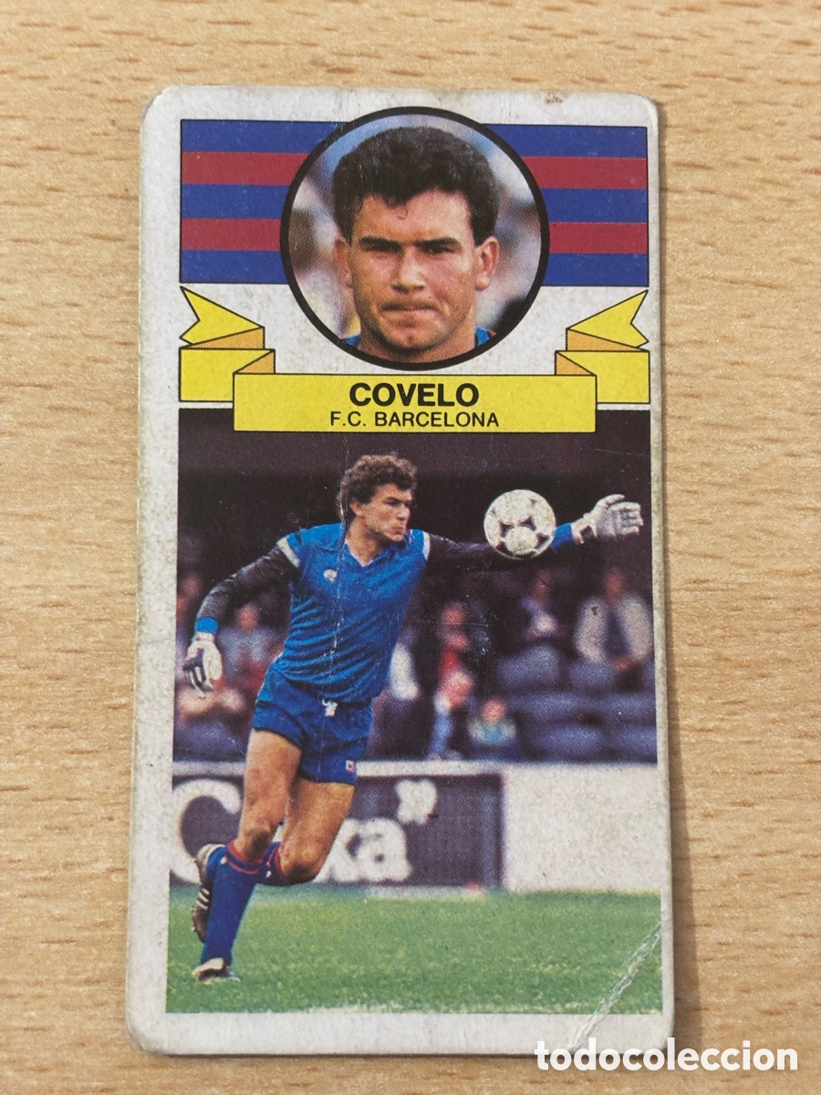 Cromos de f&uacute;tbol: Covelo Fichaje 25 FC Barcelona Ediciones Este 85-86 1985-1986 sin pegar