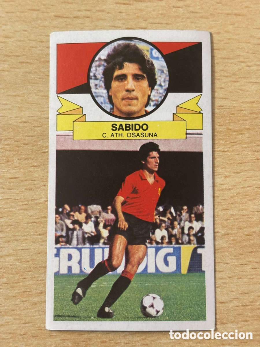 Cromos de Futebol: Sabido Fichaje 23 CA Osasuna Ediciones Este 85-86 1985-1986 sin pegar