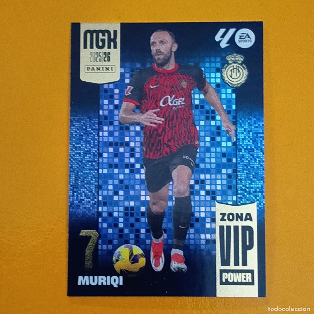 Figurine di Calcio: 402 MURIQI. VIP POWER. REAL MALLORCA. MEGACRACKS 2025-26. PANINI