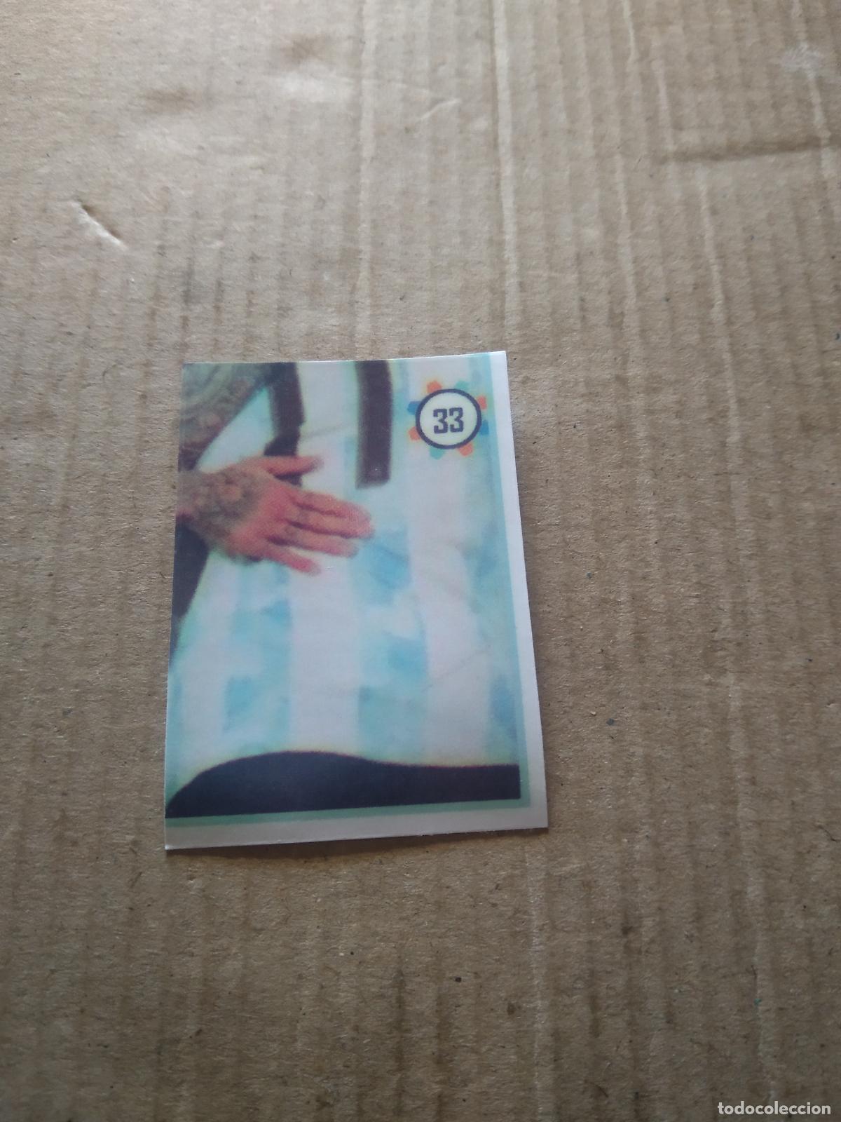 Cromos de f&uacute;tbol: 33 MESSI ARGENTINA CROMO FUTBOL MUNDIAL 2022 WORLD CUP EDITADO EN BRASIL
