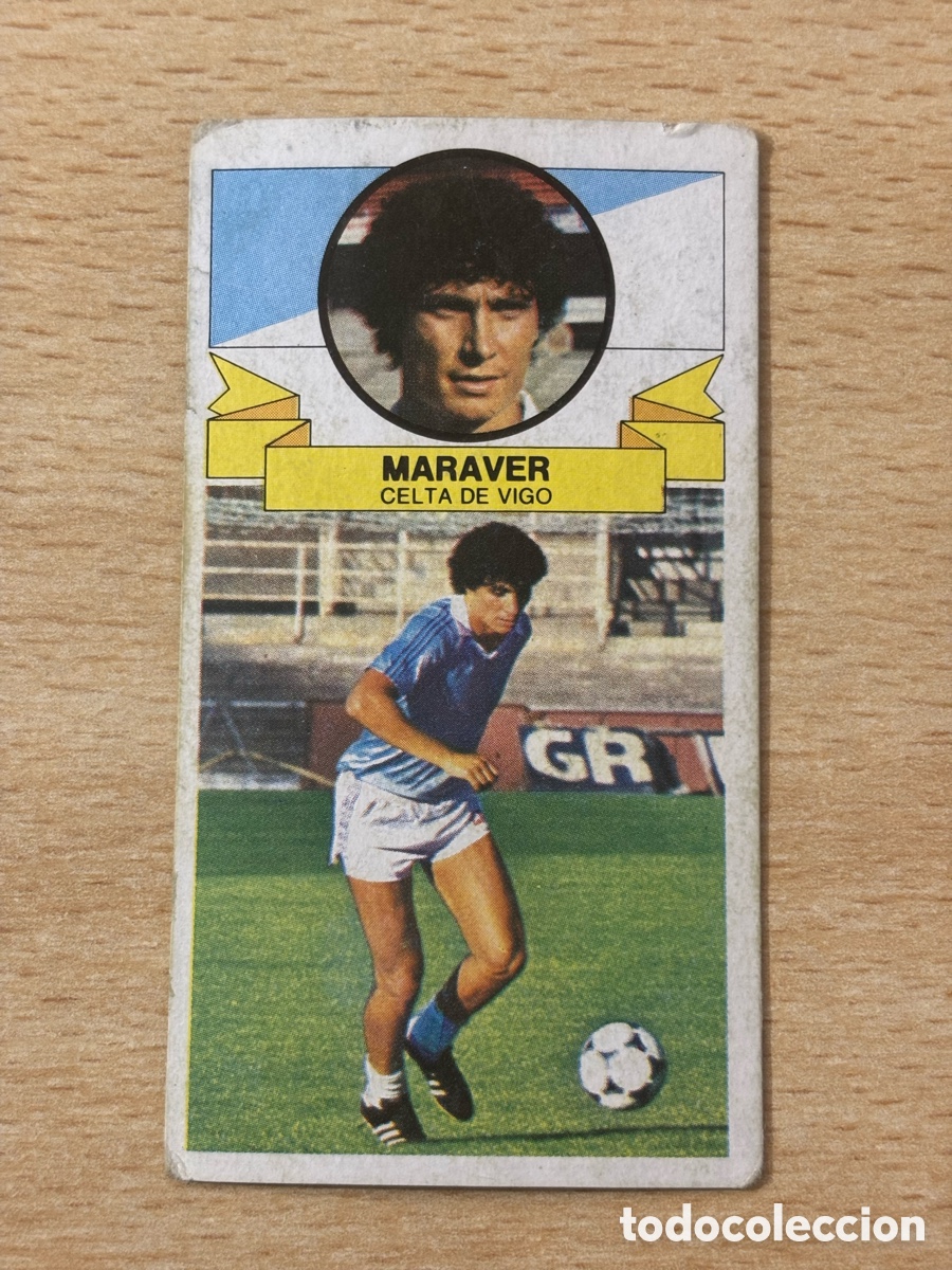 Cromos de f&uacute;tbol: Maraver Fichaje 14 Celta de Vigo Ediciones Este 85-86 1985-1986 sin pegar