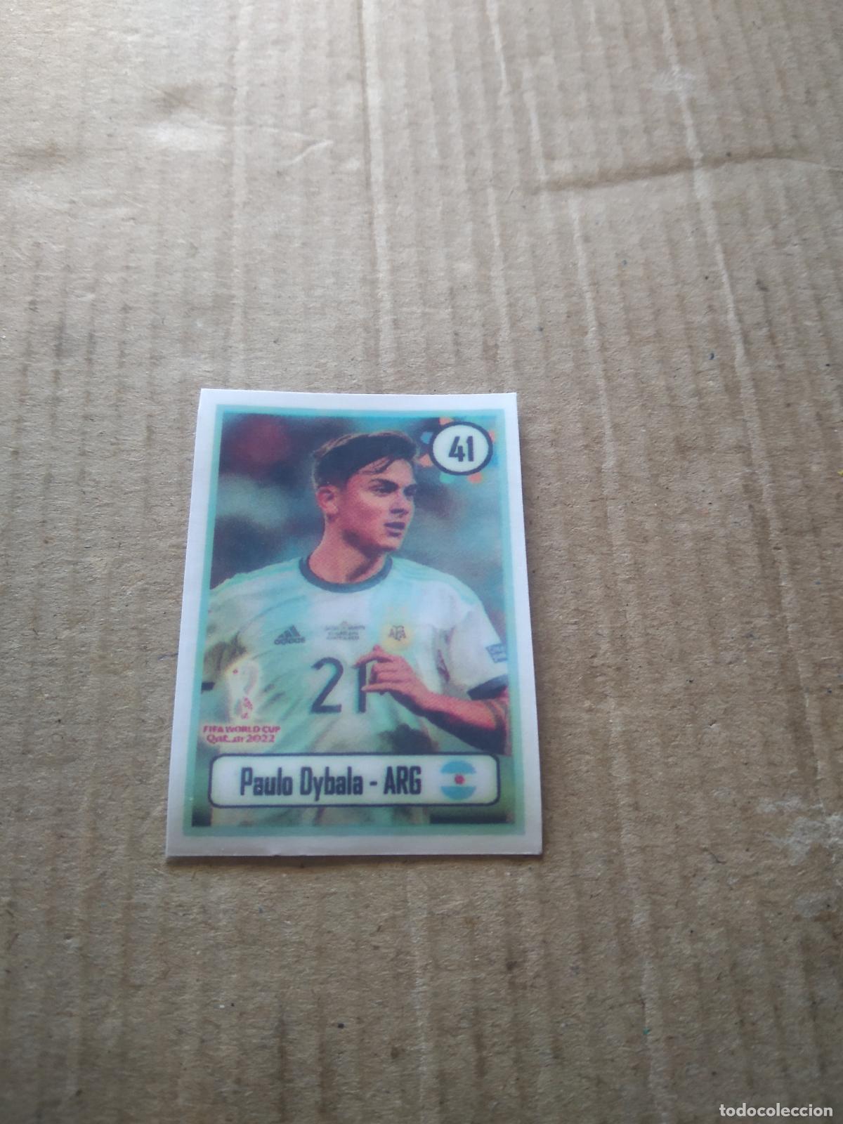 Cromos de f&uacute;tbol: 41 DYBALA ARGENTINA CROMO FUTBOL MUNDIAL 2022 WORLD CUP EDITADO EN BRASIL