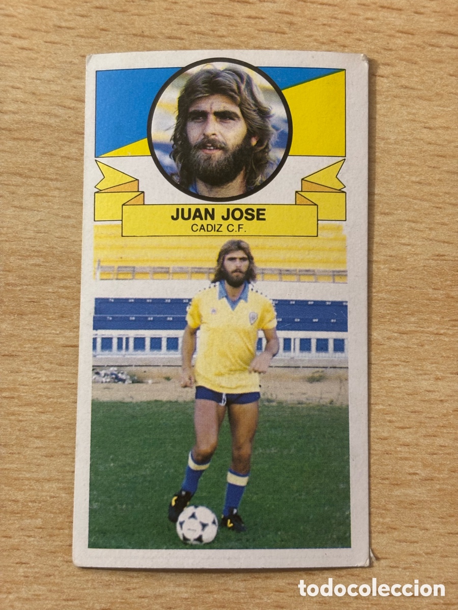 Cromos de f&uacute;tbol: Juan Jose Fichaje 11 Coloca Cadiz CF Ediciones Este 85-86 1985-1986 sin pegar