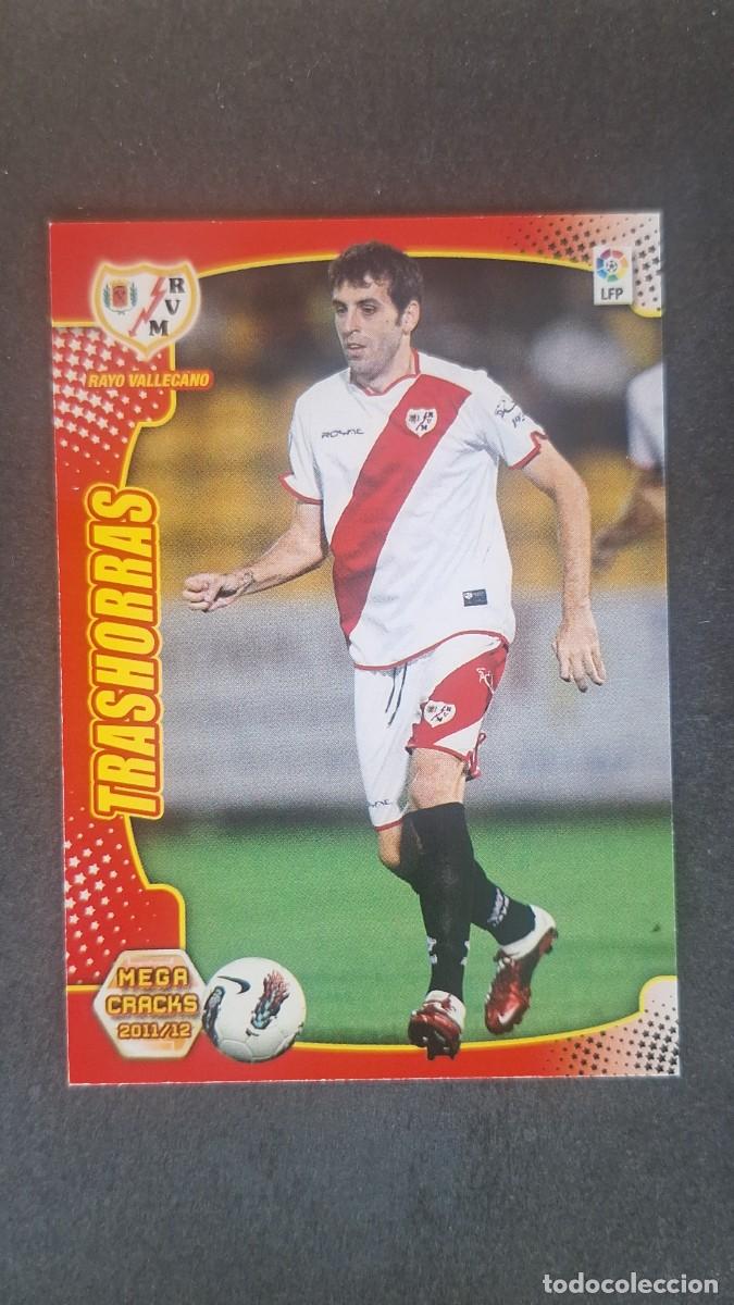 Cromos de f&uacute;tbol: L2 TRASHORRAS RAYO VALLECANO 247 BIS PANINI MEGACRACKS 2011 2012 11 12