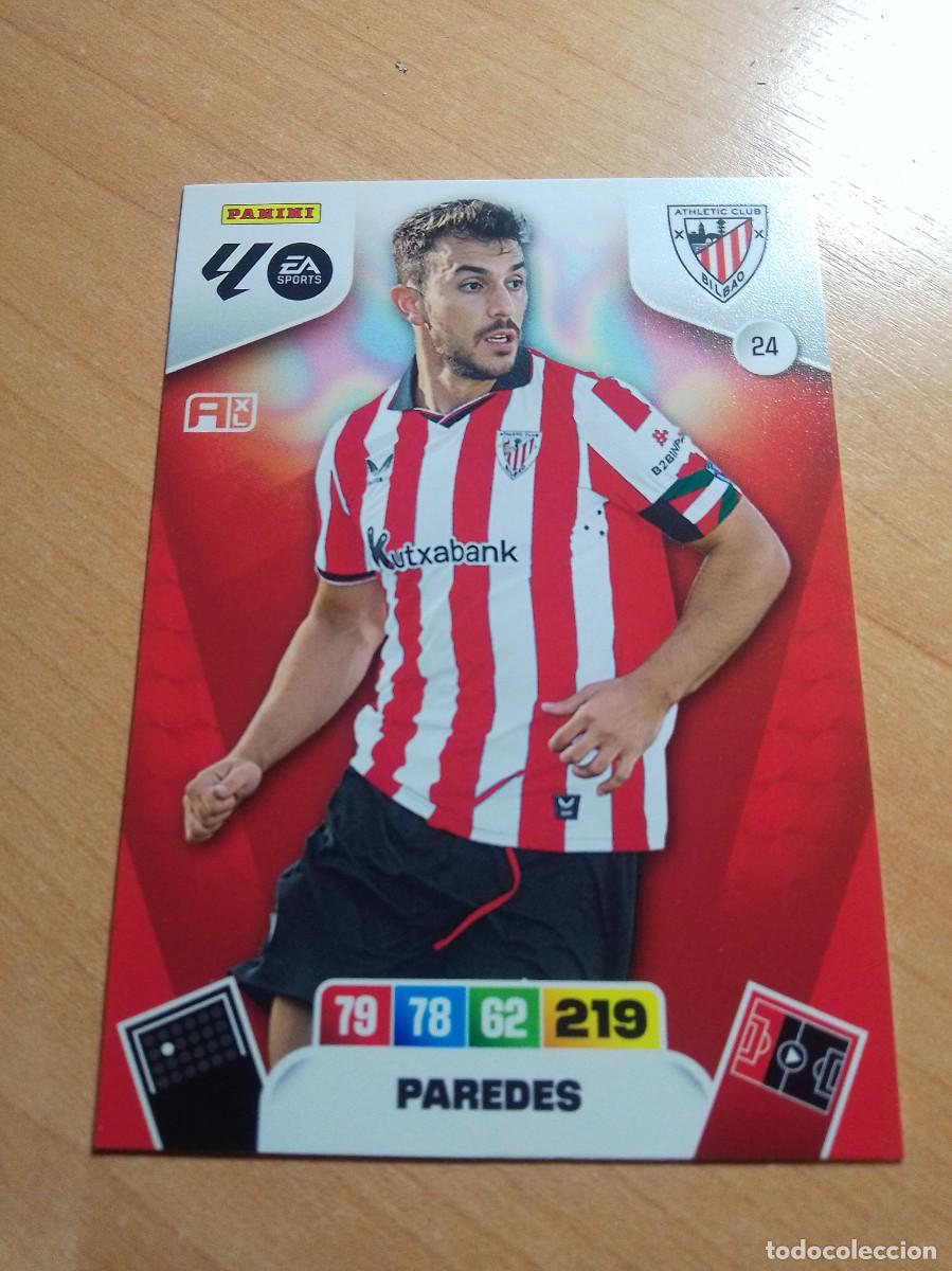 Cromos de f&uacute;tbol: 24 PAREDES DEL ATHLETIC DE BILBAO 25 26 ADRENALYN XL 2025 2026