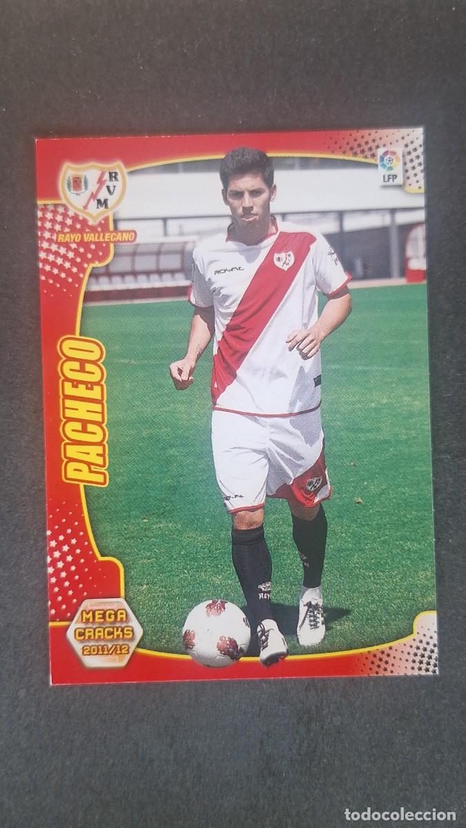 Cromos de f&uacute;tbol: L2 PACHECO RAYO VALLECANO 250 BIS PANINI MEGACRACKS 2011 2012 11 12