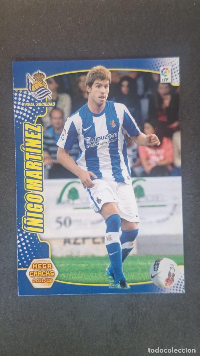 Cromos de f&uacute;tbol: L2 I&Ntilde;IGO MARTINEZ REAL SOCIEDAD 257 BIS PANINI MEGACRACKS 2011 2012 11 12