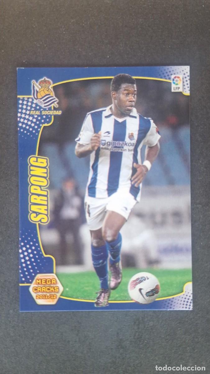 Cromos de f&uacute;tbol: L2 SARPONG REAL SOCIEDAD 268 BIS PANINI MEGACRACKS 2011 2012 11 12