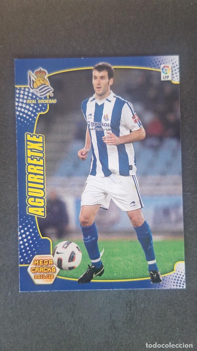Cromos de f&uacute;tbol: L2 AGUIRRETXE REAL SOCIEDAD 269 BIS PANINI MEGACRACKS 2011 2012 11 12