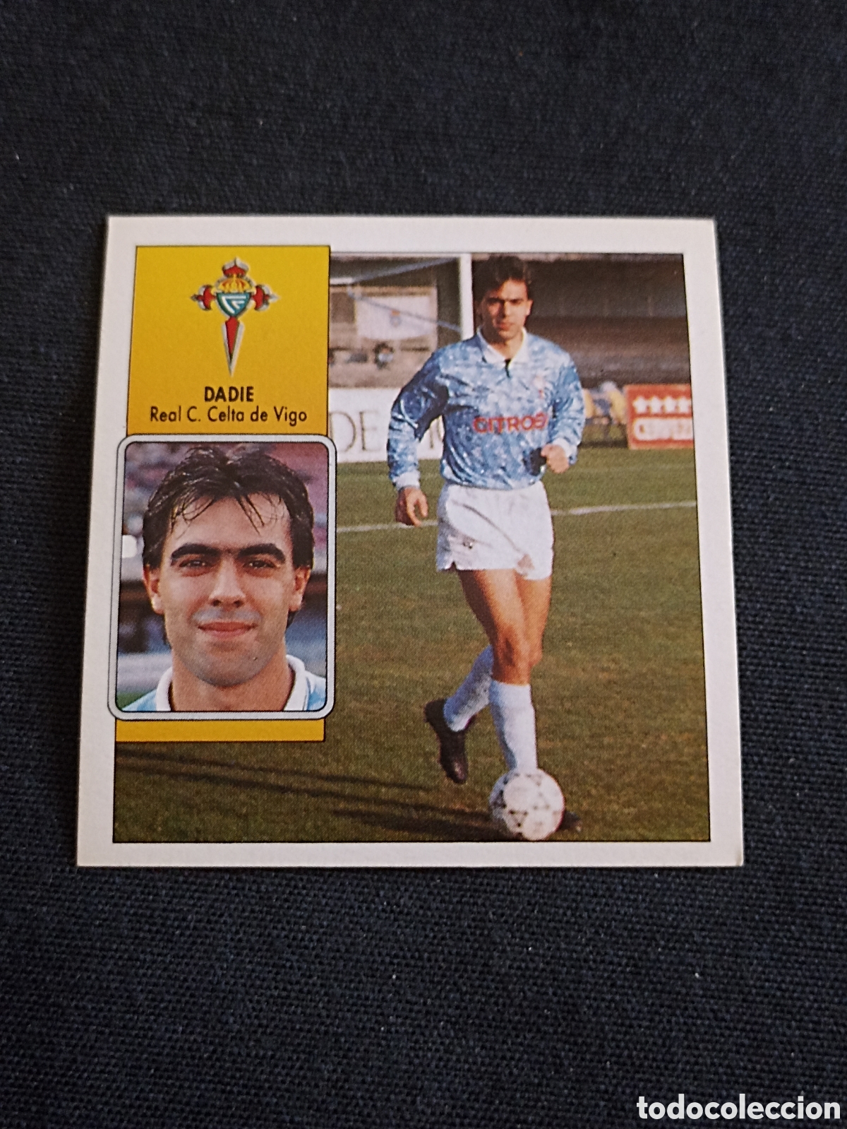 Cromos de f&uacute;tbol: Dadie ( Real Club Celta de Vigo ). Liga este 92-93. Nunca pegado