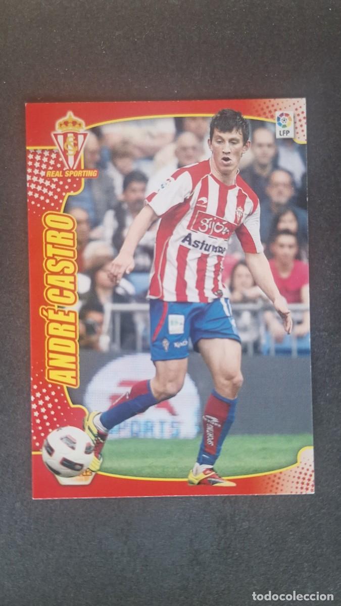 Cromos de f&uacute;tbol: L2 ANDRE CASTRO SPORTING DE GIJON 301 BIS PANINI MEGACRACKS 2011 2012 11 12