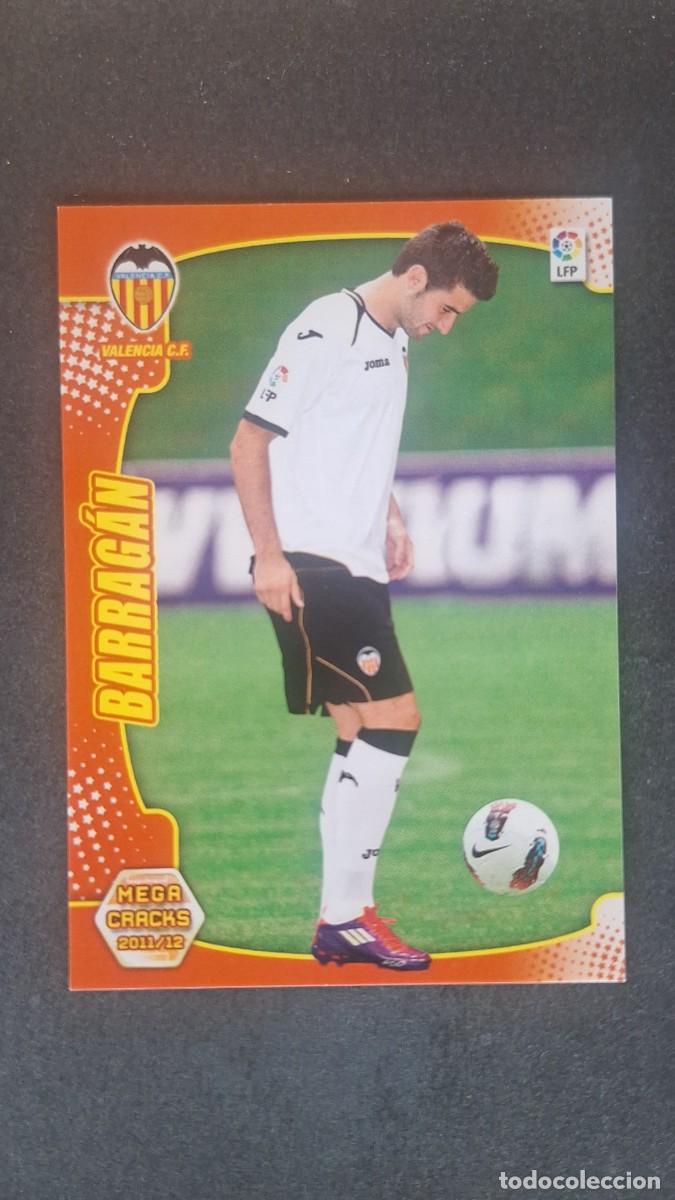 Cromos de f&uacute;tbol: L2 BARRAGAN VALENCIA C. F. 310 BIS PANINI MEGACRACKS 2011 2012 11 12