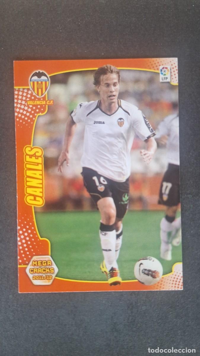 Cromos de f&uacute;tbol: L2 CANALES VALENCIA C. F. 321 BIS PANINI MEGACRACKS 2011 2012 11 12