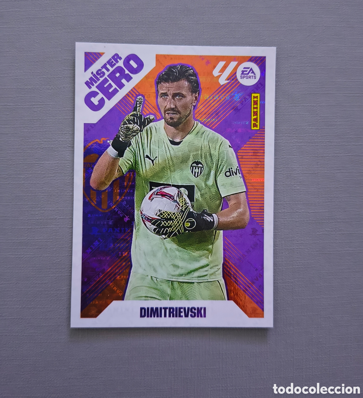 Fu&szlig;ball-Sticker: LALIGA ESTE 2025 2026 EA SPORTS 25 26 ALBUM PANINI MISTER CERO N 4 VALENCIA DIMITRIEVSKI