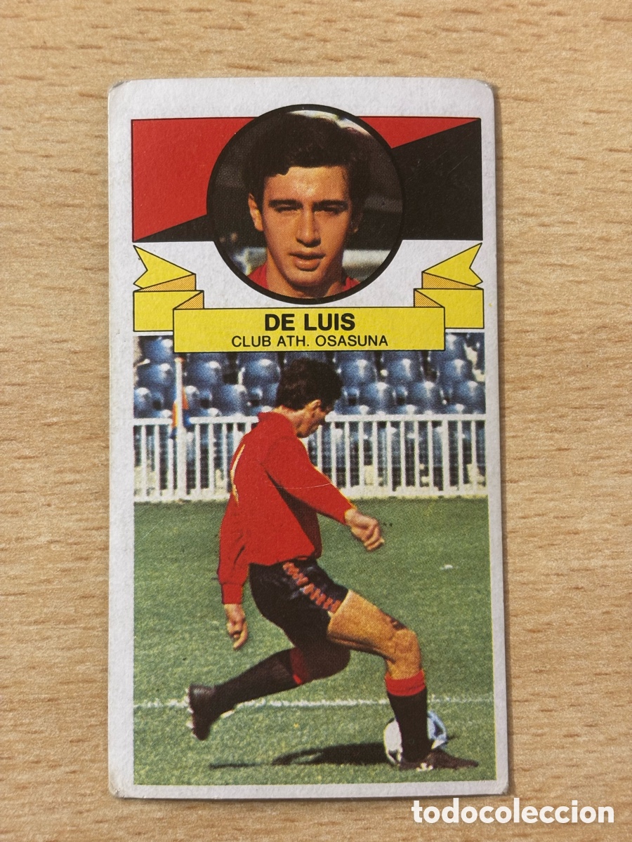 Fu&szlig;ball-Sticker: De Luis Fichaje 4 CA Osasuna Ediciones Este 85-86 1985-1986 sin pegar