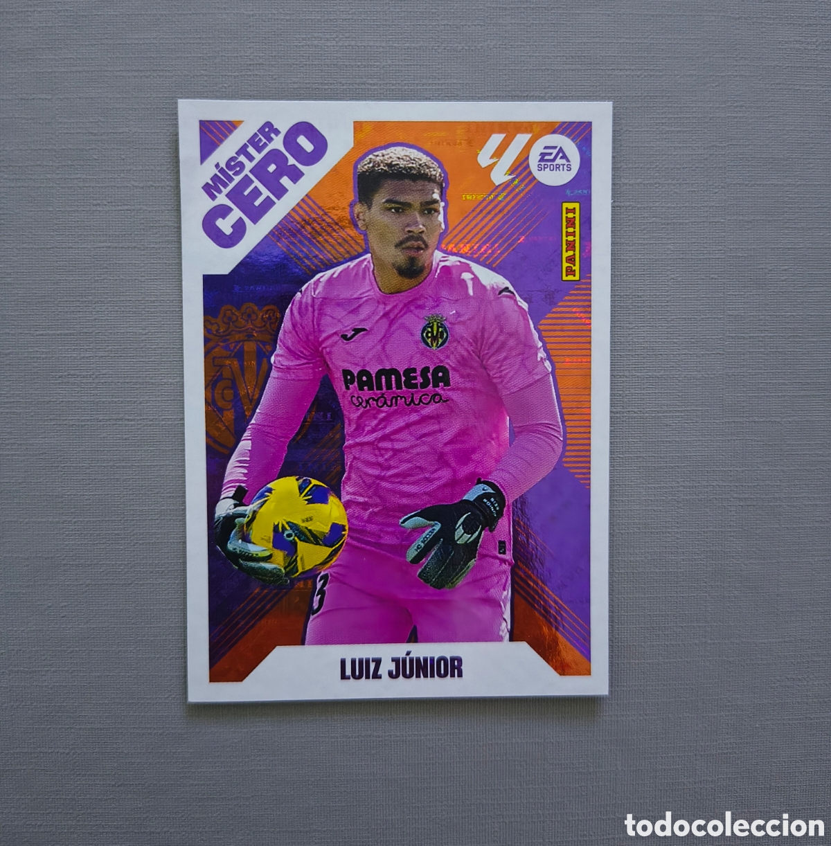 Cromos de f&uacute;tbol: LALIGA ESTE 2025 2026 EA SPORTS 25 26 ALBUM PANINI MISTER CERO N 6 VILLARREAL LUIZ J&Uacute;NIOR