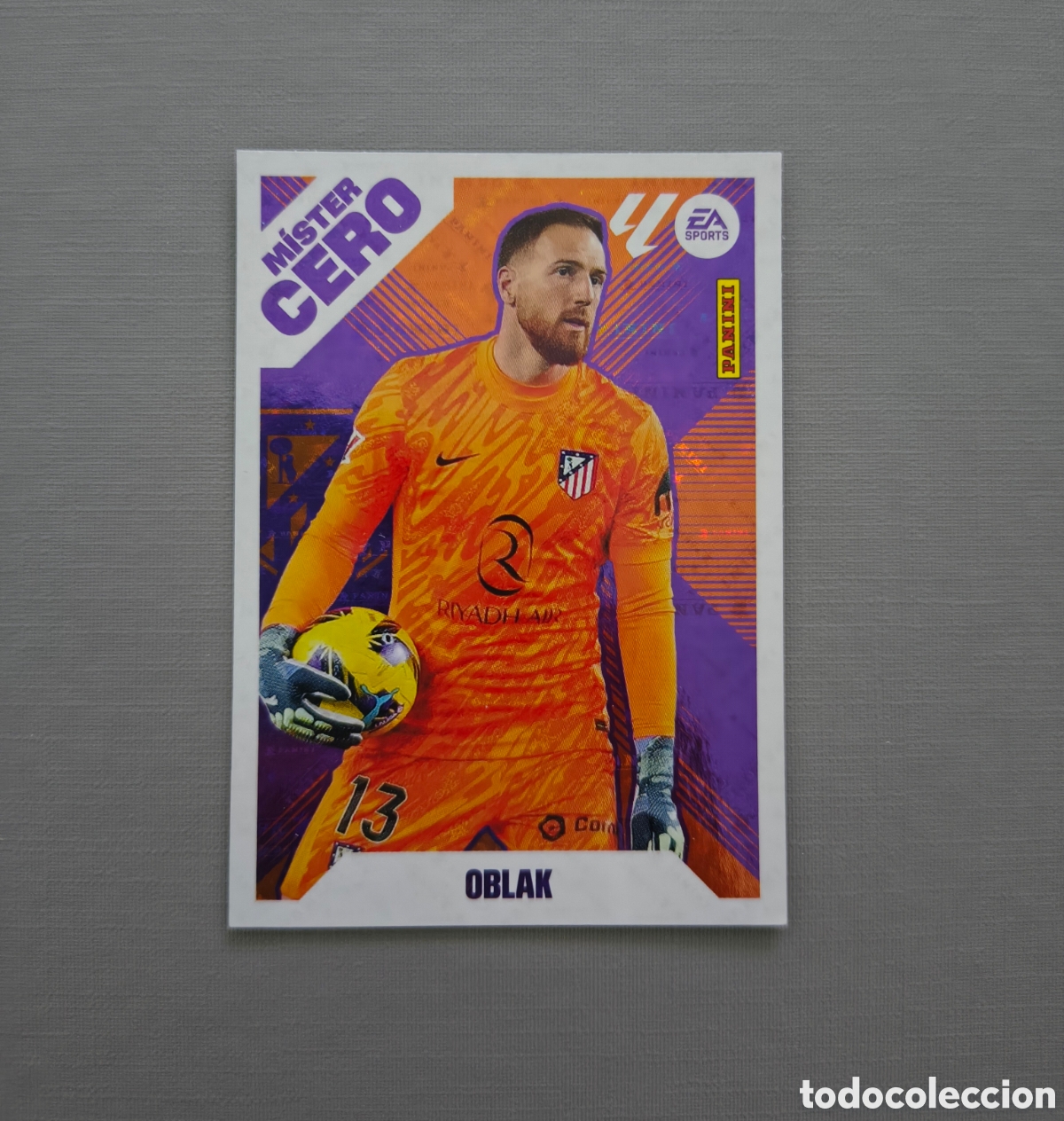 Cromos de f&uacute;tbol: LALIGA ESTE 2025 2026 EA SPORTS 25 26 ALBUM PANINI MISTER CERO N 9 ATL&Eacute;TICO DE MADRID OBLAK