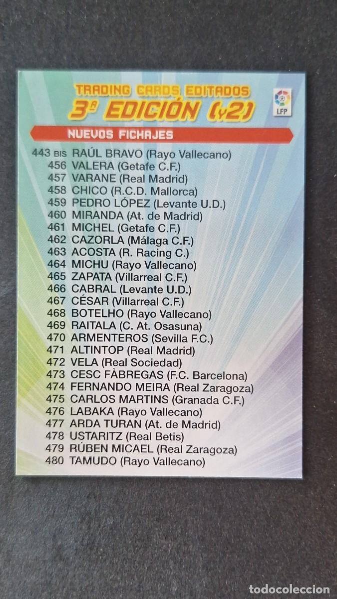 Figurine di Calcio: L2 INDICE TERCERA 3&ordf; EDICION (2) PANINI MEGACRACKS 2011 2012 11 12