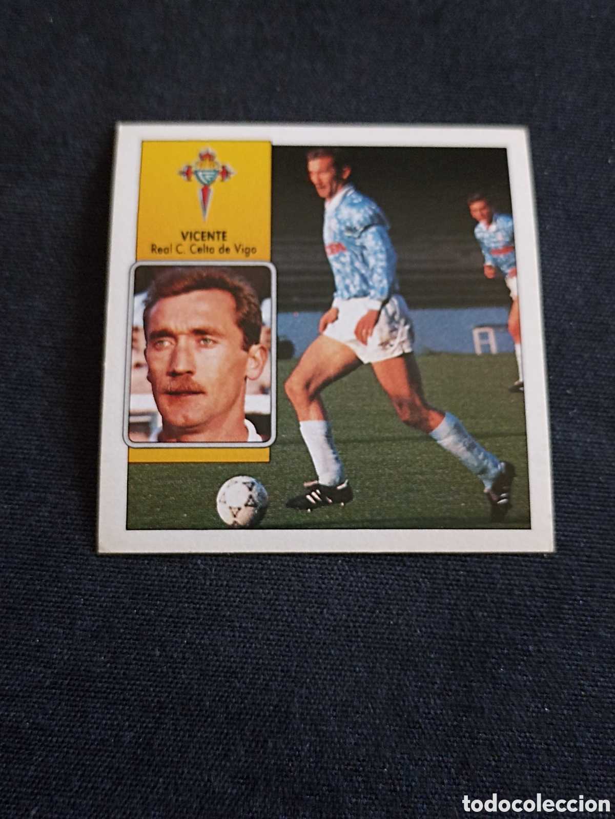 Figurine di Calcio: Vicente ( Real Club Celta de Vigo ). Liga este 92-93. Nunca pegado