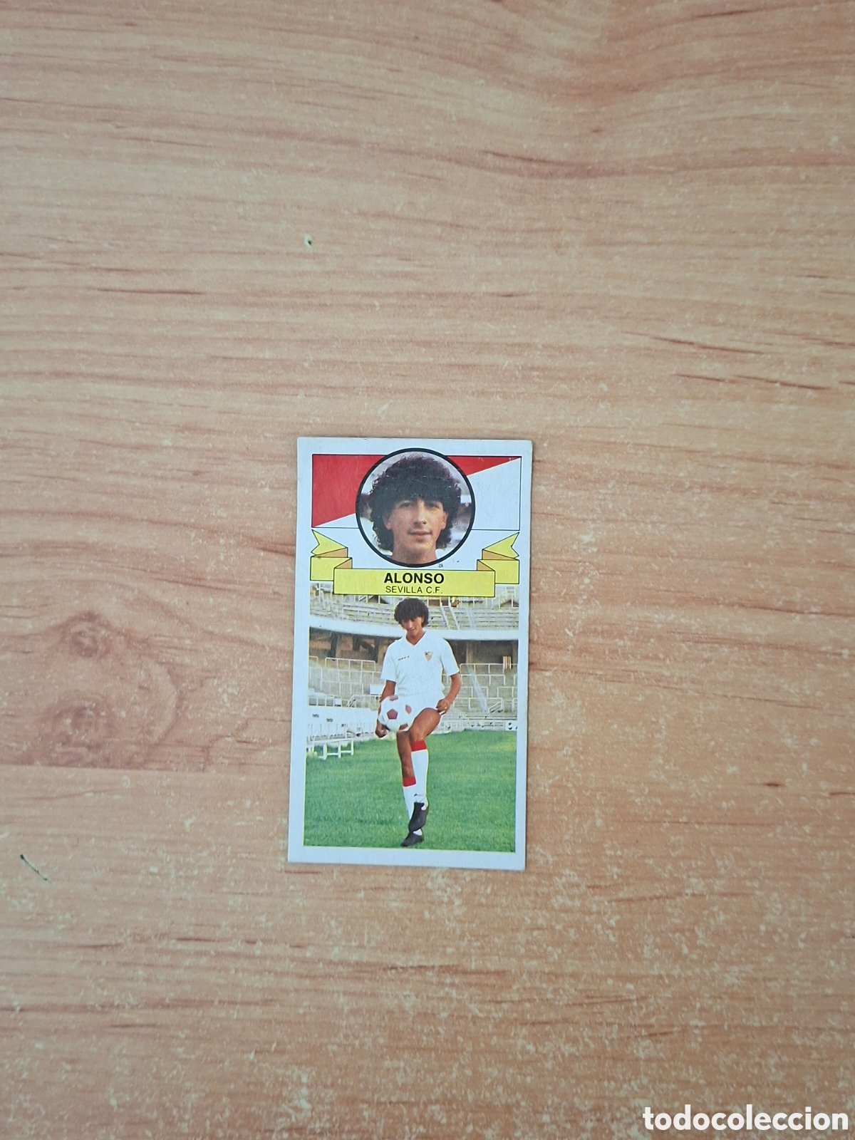 Cromos de Futebol: Este 85 86 alonso Sevilla coloca despegado ver fotos