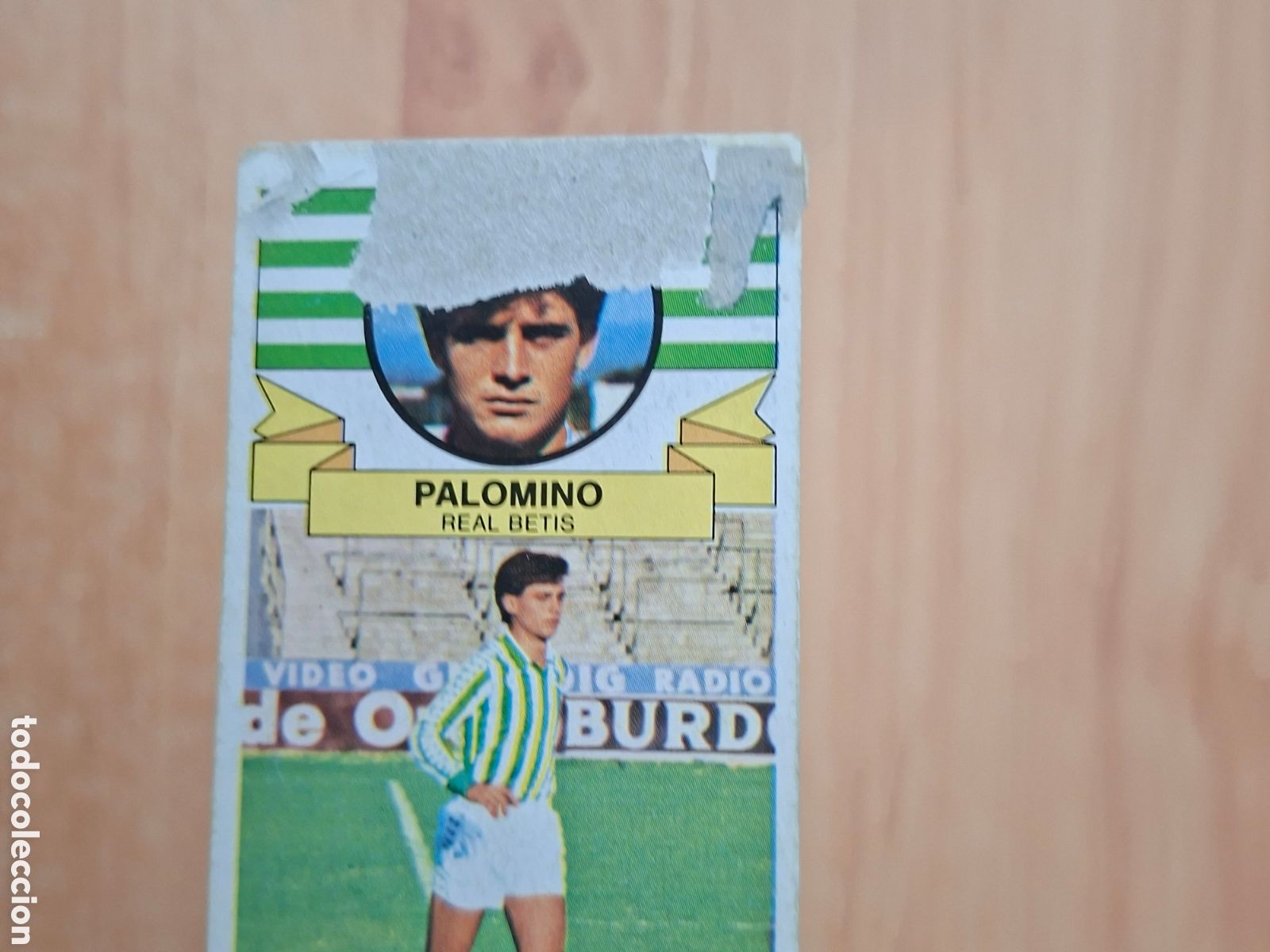 Football Stickers: Este 85 86 palomino betis coloca mal estado por delante despegado ver fotos