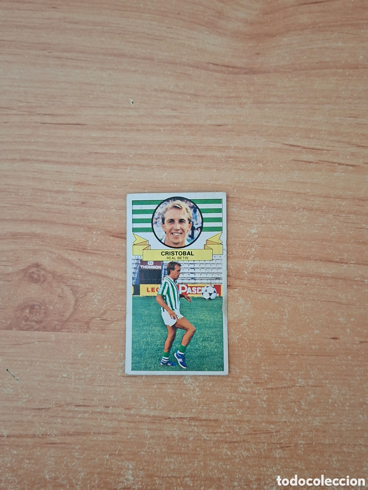 Football Stickers: Este 85 86 Crist&oacute;bal betis coloca despegado ver fotos