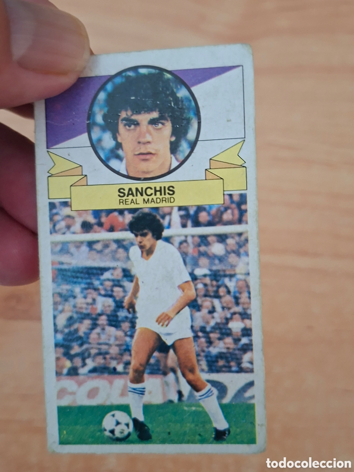 Football Stickers: Este 85 86 sanchis Madrid sin publicidad despegado ver fotos