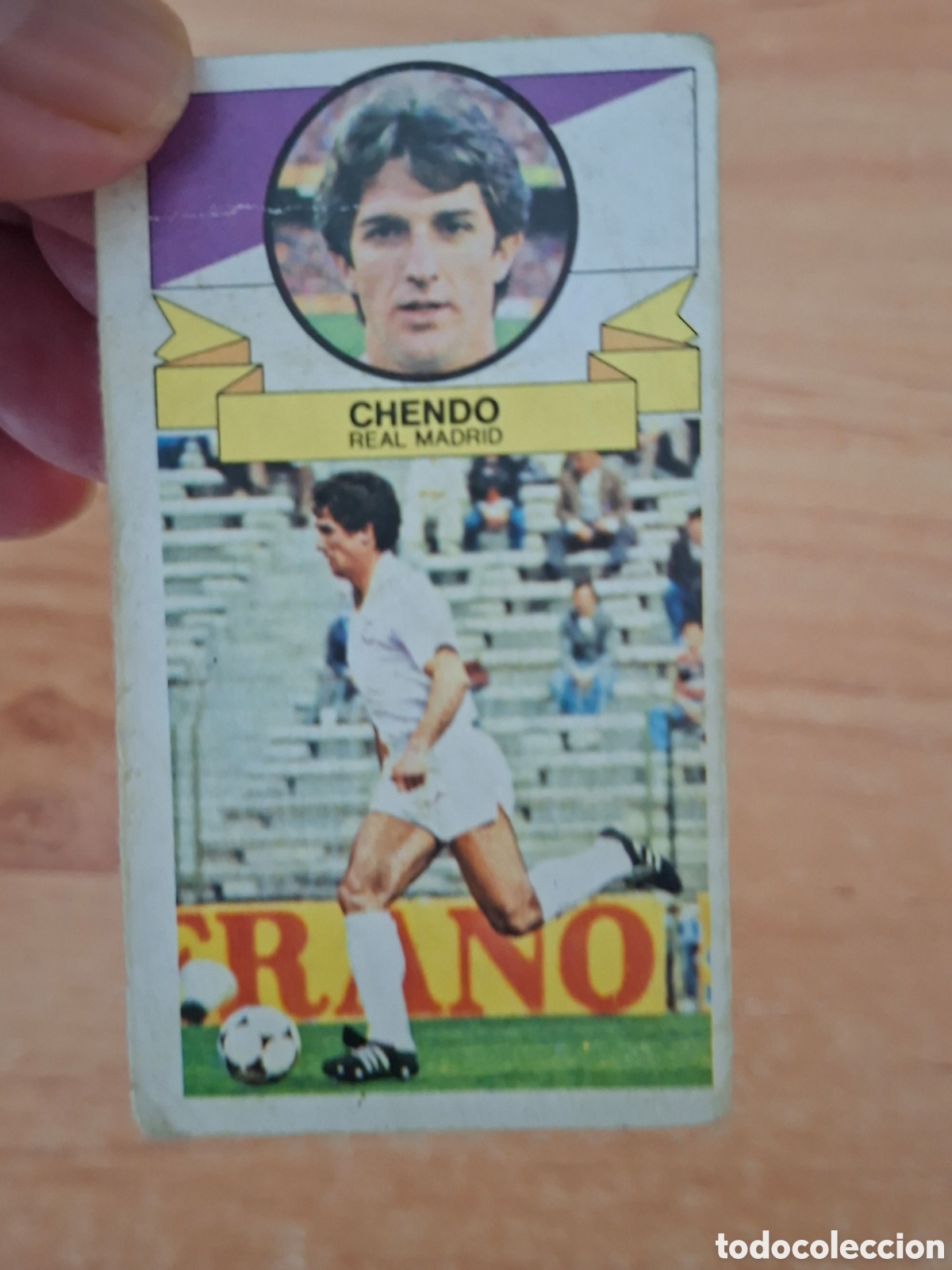 Football Stickers: Este 85 86 chendo Madrid sin publicidad despegado ver fotos