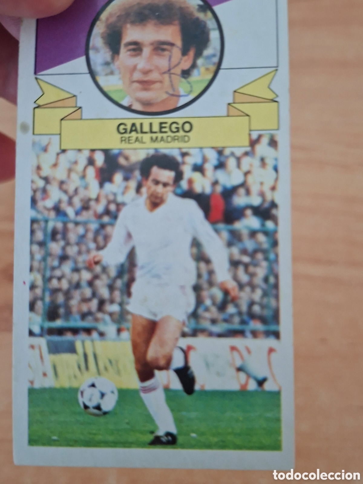 Football Stickers: Este 85 86 gallego Madrid sin publicidad despegado ver fotos