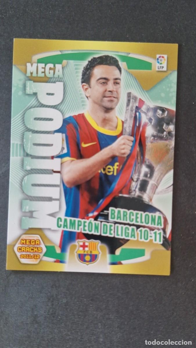 Cromos de Futebol: L2 F. C. BARCELONA CAMPEON DE LIGA 10 11 MEGA PODIUM 361 PANINI MEGACRACKS 2011 2012 11 12